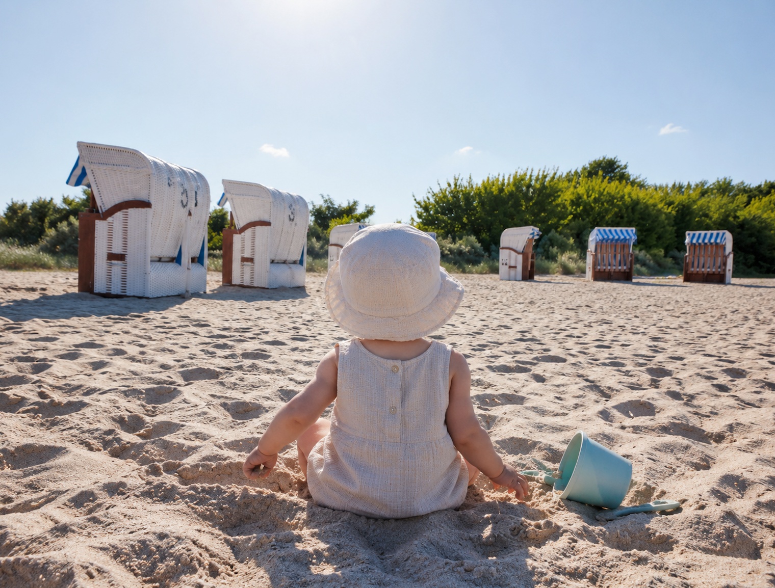 Urlaub mit Baby an der Ostsee im Bades Huk