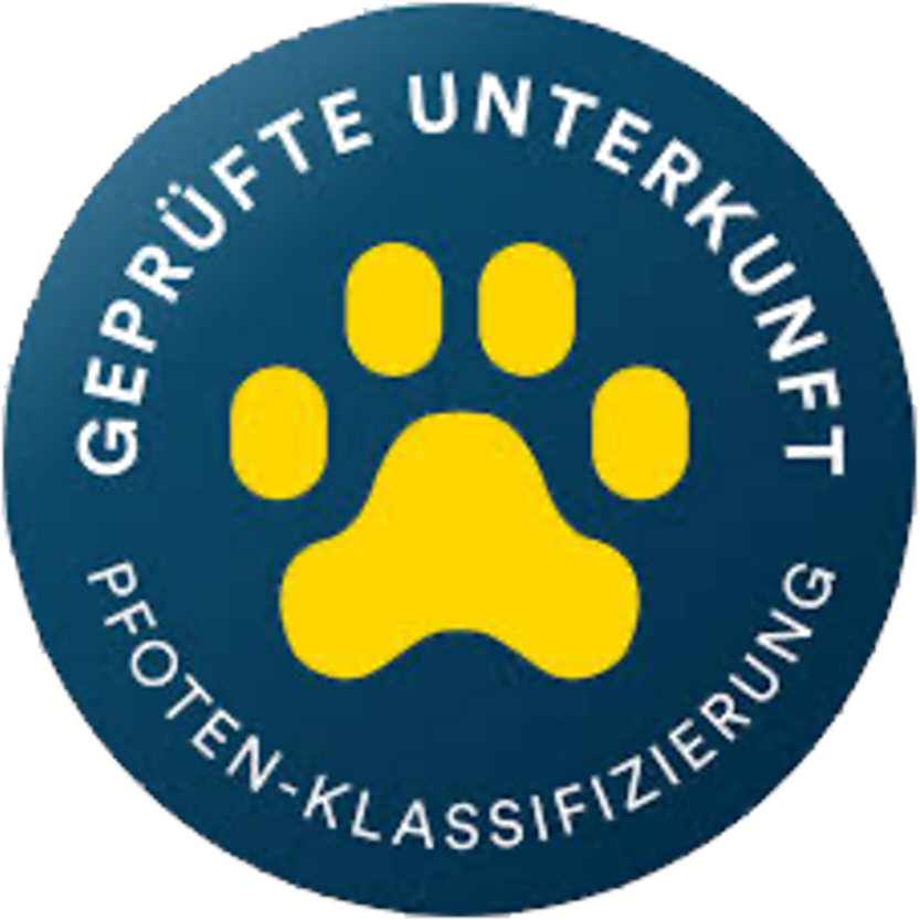 Geprüfte Unterkunft – Pfoten-Klassifizierung, hundefreundlich